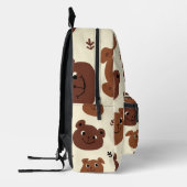 Fantastische Bärengesicht Bedruckter Rucksack (Links)