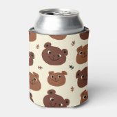Fantastische Bärengesicht Dosenkühler (Kanne Vorderseite)