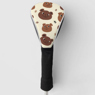 Fantastische Bärengesicht Golf Headcover