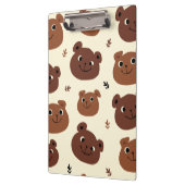 Fantastische Bärengesicht Klemmbrett (Links)