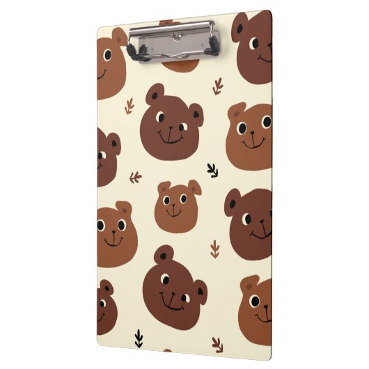 Fantastische Bärengesicht Klemmbrett (Links)