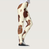 Fantastische Bärengesicht Leggings (Rechts)