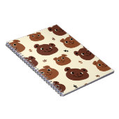 Fantastische Bärengesicht Notizblock (Rechte Seite)