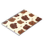 Fantastische Bärengesicht Notizblock (Linke Seite)