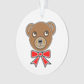 Fantastische Bärengesicht Ornament (Vorderseite)