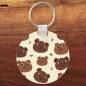 Fantastische Bärengesicht Schlüsselanhänger (Vorderseite)