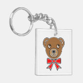 Fantastische Bärengesicht Schlüsselanhänger (Vorderseite links)