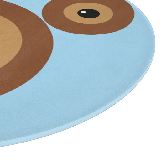 Fantastische Bärengesicht Schneidebrett (Ecke)