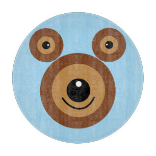 Fantastische Bärengesicht Schneidebrett