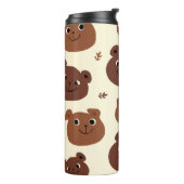 Fantastische Bärengesicht Thermosbecher (Nach links gedreht)