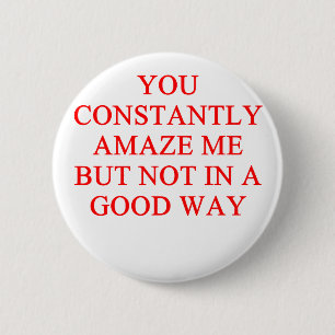 fantastische Beleidigung Button