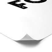 Fantastische BESTE FREUNDIN Puff Poster (Ecke)