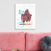 Fantastische Bestien Augurey Leinwanddruck (Insitu (Wohnzimmer))