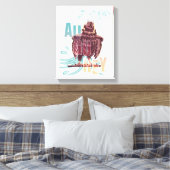 Fantastische Bestien Augurey Leinwanddruck (Insitu (Schlafzimmer))