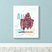 Fantastische Bestien Augurey Leinwanddruck (Insitu (Holzboden))