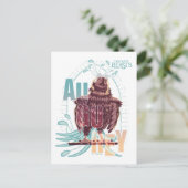 Fantastische Bestien Augurey Postkarte (Stehend Vorderseite)