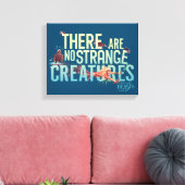 Fantastische Bestien - Es gibt keine seltsamen Kre Leinwanddruck (Insitu (Wohnzimmer))