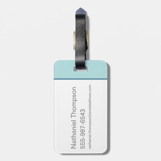 Fantastische Bestien Kelpie Gepäckanhänger (Rückseite vertikal)