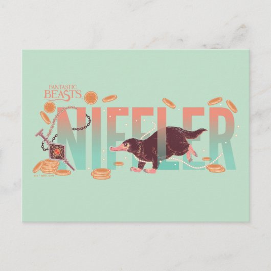 Fantastische Bestien Niffler Postkarte (Vorderseite)