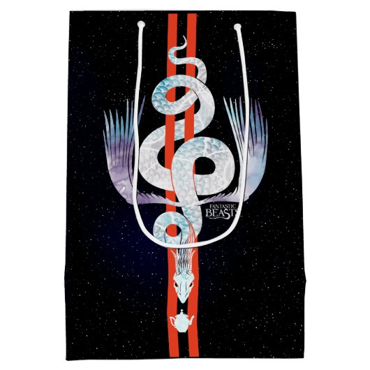 Fantastische Bestien Occamy Mittlere Geschenktüte (Rückseite)