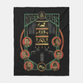 Fantastische Bestien Raum der Anforderung Grafik Fleecedecke (Vorderseite)