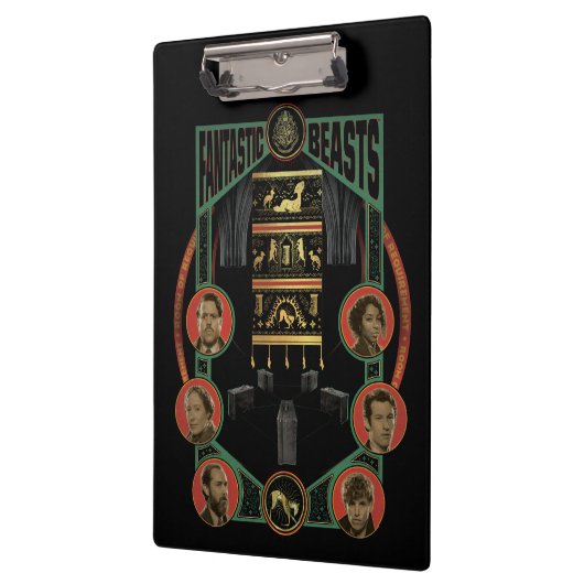 Fantastische Bestien Raum der Anforderung Grafik Klemmbrett (Links)