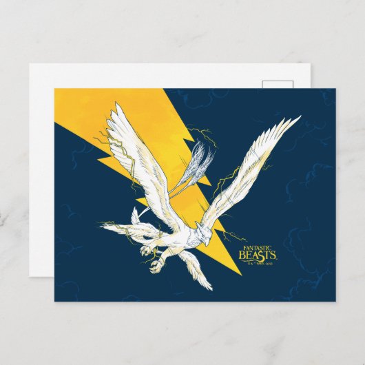 Fantastische Bestien Thunderbird Postkarte (Vorne/Hinten)