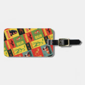 Fantastische Bestien Vintages Muster Gepäckanhänger (Vorderseite horizontal)