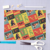 Fantastische Bestien Vintages Muster Seidenpapier (Handwerk)