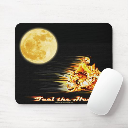 Fantastische Biker-Motorrad-Fantasy Art Mousepad (Mit Mouse)