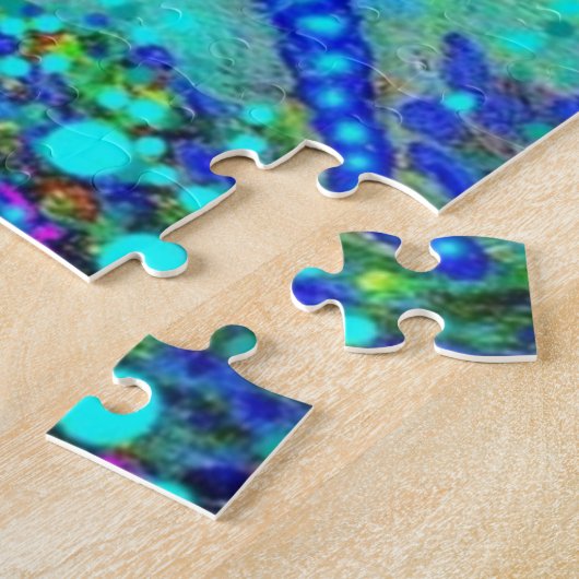 Fantastische blaue Libelle durch Sharles Puzzle (Seite)