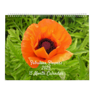 Fantastische Blume 15 Monatskalender Kalender