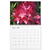 Fantastische Blume 15 Monatskalender Kalender (Mär 2027)