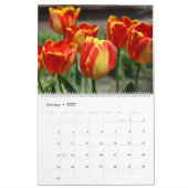 Fantastische Blume 15 Monatskalender Kalender (Jan 2027)