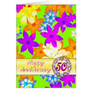 Fantastische Blume 50 Jahre für ein Paar