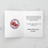 Fantastische Blume für einen geliebten Menschen Karte (Innenseite)