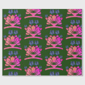 fantastische Blume Geschenkpapier (Flach)