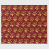 Fantastische Blume Mode Geschenkpapier (Flach)