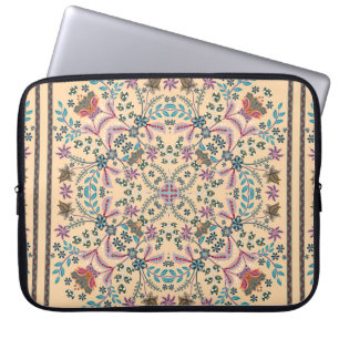 Fantastische Blume Ornament. Schöne Vintage Landsc Laptopschutzhülle
