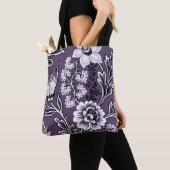 Fantastische Blume (Pflaume) Tasche (Von Nahem)