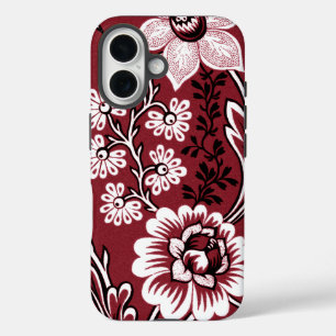 Fantastische Blumen (Maroon) Fine Art iPhone 16 Hülle