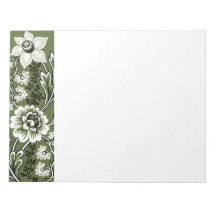 Fantastische Blumen (Olive) Fine Art