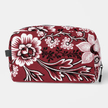 Fantastische Blumen (Weinrot) Druck Cut Sew Tasche