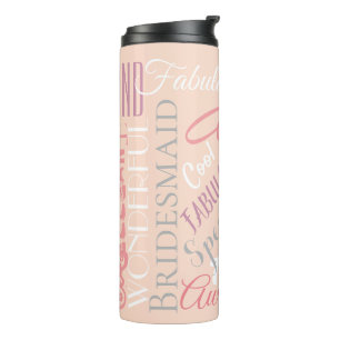 Fantastische Brautjungfer Personalisierte Fabelhaf Thermosbecher