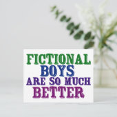 Fantastische Buchwürmer sind so viel besser Postkarte (Stehend Vorderseite)