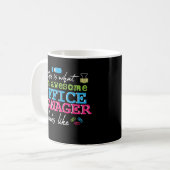 Fantastische Bürovorsteher-Kaffee-Tasse Kaffeetasse (Vorderseite Links)