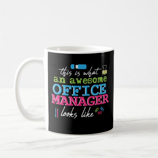 Fantastische Bürovorsteher-Kaffee-Tasse Kaffeetasse (Links)