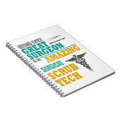 Fantastische chirurgische scheuern Tech-lustigen Notizblock (Rechte Seite)