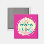 Fantastische Crew Magnet (Vorderseite/Rückseite)