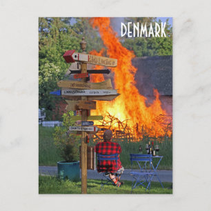 Fantastische Dänemark-Postkarte! Postkarte